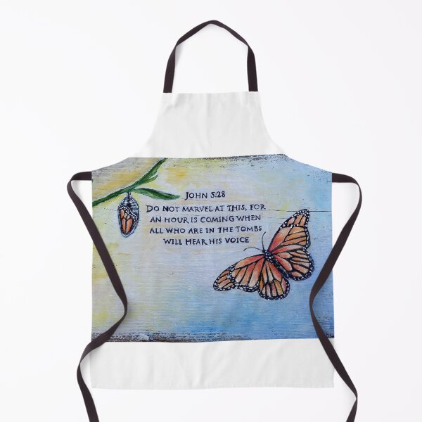 Item preview, John 5:28 monarch butterfly resurrection scripture sign designed and sold by Stephanie Skeem.
