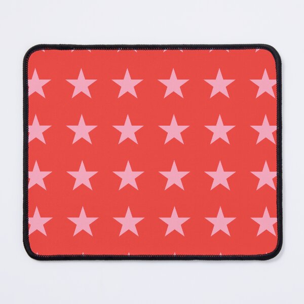 Item preview, Star Pattern - Pink Stars - Pink and Red designed and sold by Inspirationmotivation.