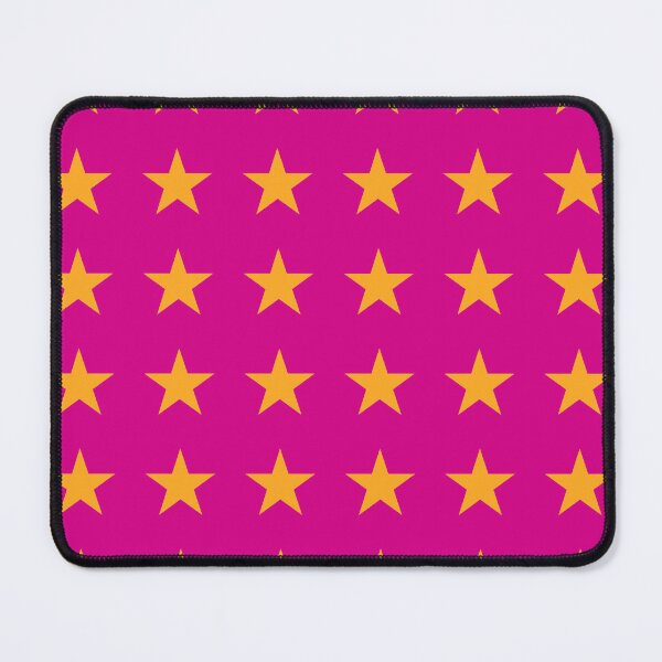 Item preview, Star Pattern - Yellow Stars - Pink and Yellow designed and sold by Inspirationmotivation.