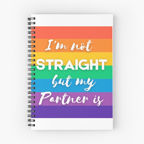Item preview, I'm Not Straight, But My Partner Is designed and sold by marnificus.