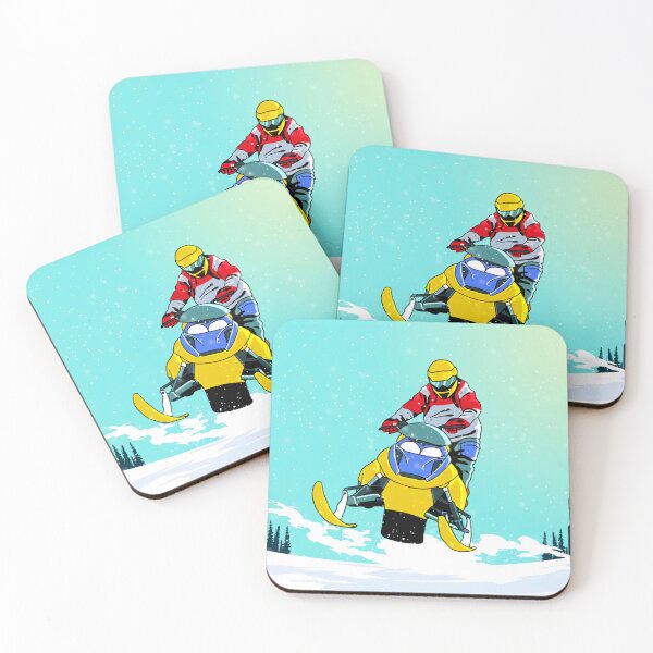 Item preview, Retro Riding Snowmobile designed and sold by Miguelousa.