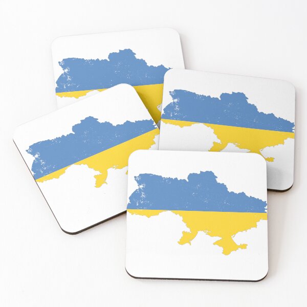 Item preview, I STAND WITH UKRAINE BLUE AND YELLOW LOGO  designed and sold by billionairebrnd.