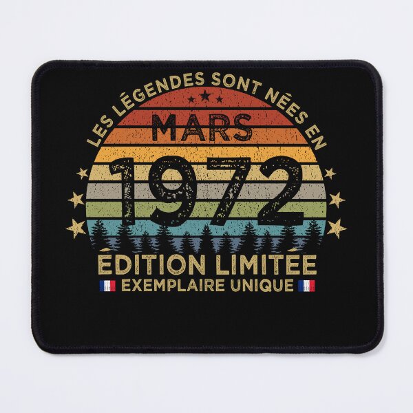Item preview, Anniversaire 50 Ans Les Legendes Sont Nees en Mars 1972 designed and sold by cssdru.