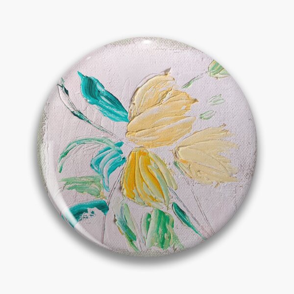 Item preview, Floral Square in Oils No. 3 designed and sold by Praline Creative.