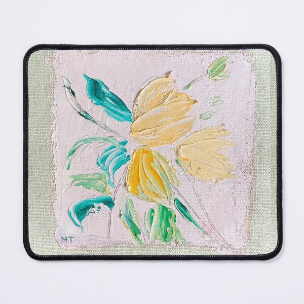 Item preview, Floral Square in Oils No. 3 designed and sold by Praline Creative.