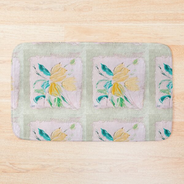 Item preview, Floral Square in Oils No. 3 designed and sold by Praline Creative.