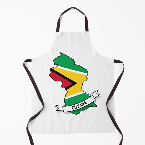Item preview, Guyana Flag Map designed and sold by Koi-Art.