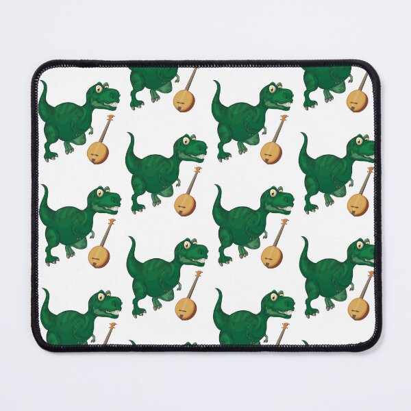 Item preview, Dinosaur Playing Banjo ,Funny Good Dinosaur Banjo Lovers Cool Green Design designed and sold by pedrored369.