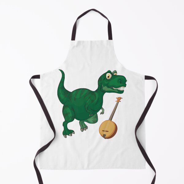 Item preview, Dinosaur Playing Banjo ,Funny Good Dinosaur Banjo Lovers Cool Green Design designed and sold by pedrored369.