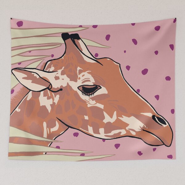 Item preview, Wild Animal Collection- Pink Giraffe designed and sold by jennyblairarts.