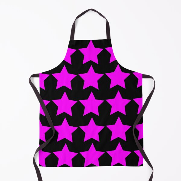 Item preview, Hot pink stars on black background: gift idea, decor, accent piece, home, office, work space, birthday designed and sold by Becky Hunter.