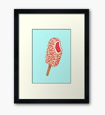 Strawberry Crunch Bar Framed Print