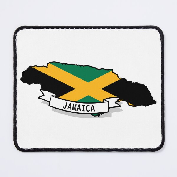 Item preview, Jamaica Flag Map designed and sold by Koi-Art.