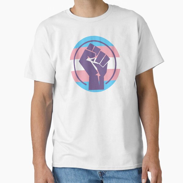 Artikel-Vorschau von Widerstandsfaust „Trans-Flagge“, designt und verkauft von itsmebecca.