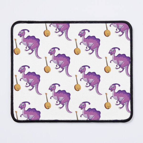 Item preview, Dinosaur Playing Banjo ,Funny Good Purple Dinosaur Banjo Lovers Art designed and sold by pedrored369.