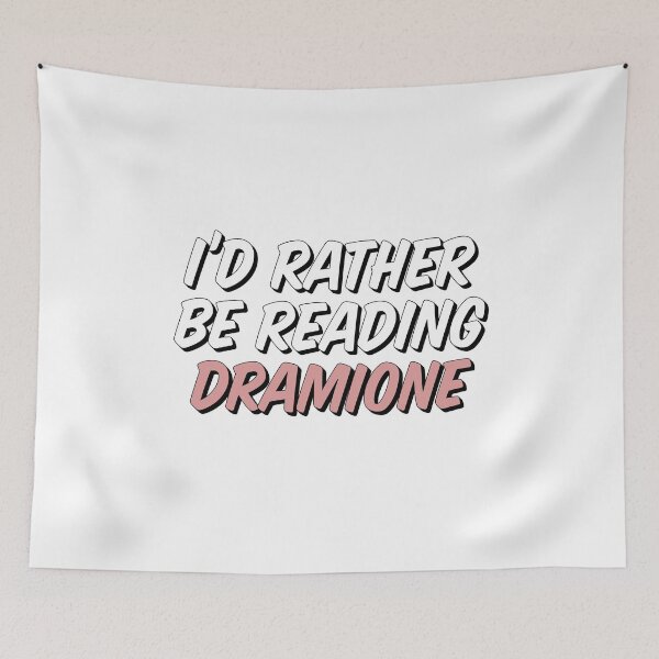 Item preview, I'd rather be reading dramione designed and sold by FandomPlanet.