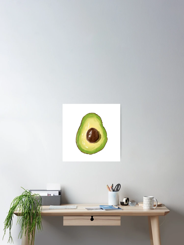 Thumbnail 2 of 3, Poster, Avocado designed and sold by RooBooCo.