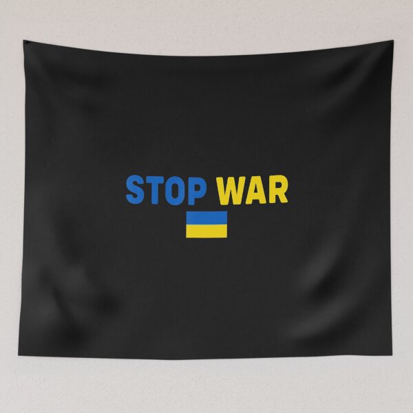 Item preview, Stop War I Stand With Ukraine Flag Support - Camiseta de Ucrania designed and sold by Jonny021.