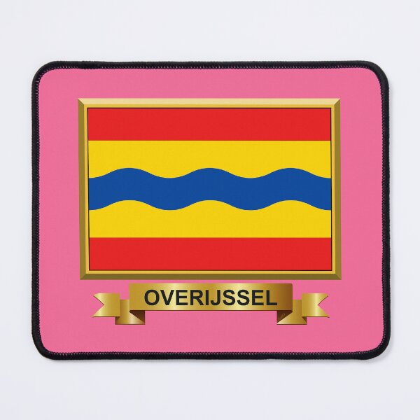 Item preview, OVERIJSSEL Flag Gifts, Masks, Stickers & Products (5) designed and sold by mpodger.