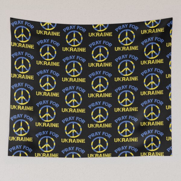 Item preview, Pray for Ukraine-Support Ukraine designed and sold by BRtisticDesigns.
