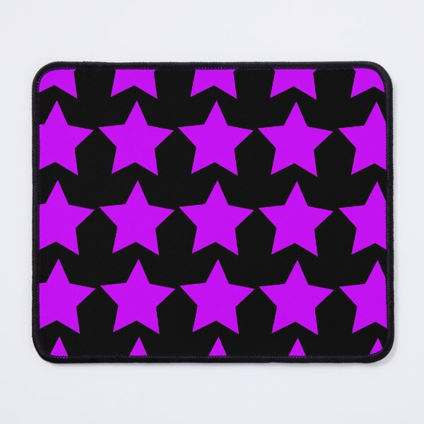 Item preview, Purple stars on black background: gift idea, decor, accent piece, home, office, work space, birthday designed and sold by Becky Hunter.