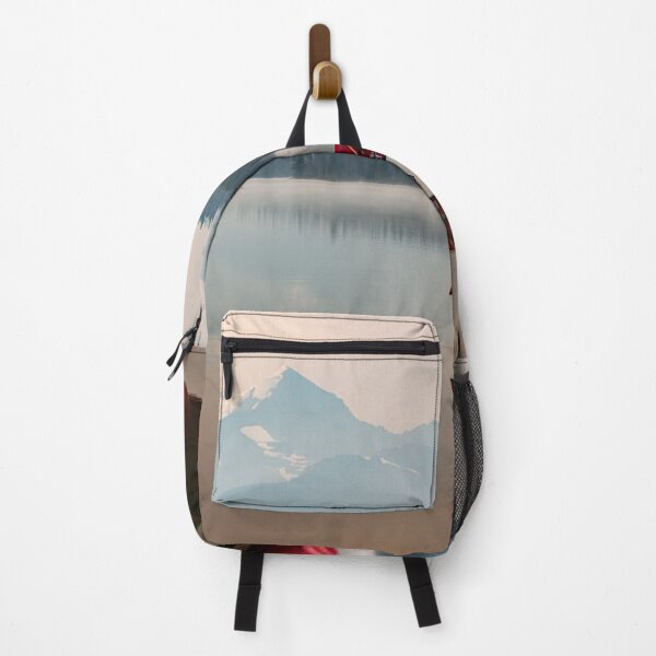 Item preview, Smokey Sunrise over Maligne Lake designed and sold by GeoffreyPrints.