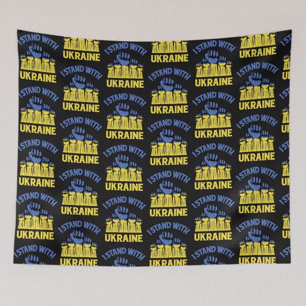Item preview, I Stand With Ukraine-Support of Urkraine designed and sold by BRtisticDesigns.
