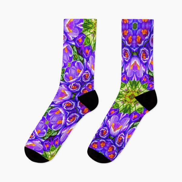 Item preview, Crocus pattern to announce spring. designed and sold by Patternflower.
