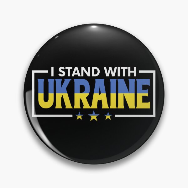 Item preview, I Stand With Ukraine-Support of Urkraine designed and sold by BRtisticDesigns.