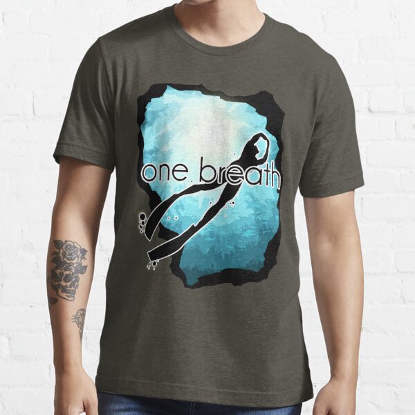 One Breath Freediving T Shirt For Sale By Ladyjiles Redbubble