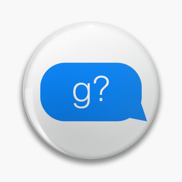 Item preview, g game Messenger Chat Message designed and sold by geekful.