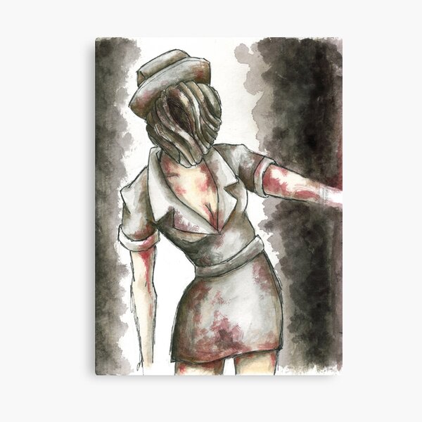 Aperçu de l'œuvre Silent Hill Infirmière créée et vendue par KatieClarkArt.