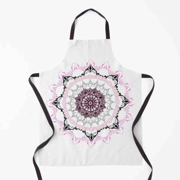 Artikelvorschau, Mandala lila, schwarz und rosa entworfen und verkauft von tomorrowsart.