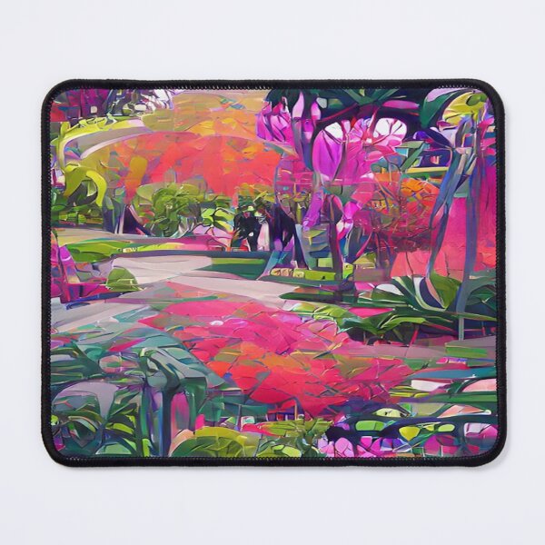 Item preview, Tropical Landscape Painting of Modern Art Impressionism - Painting of Botanical Garden designed and sold by CattlettArt.