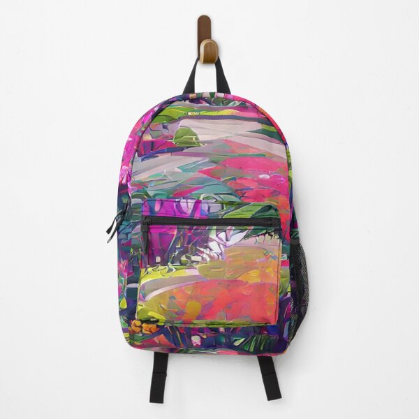 Item preview, Tropical Landscape Painting of Modern Art Impressionism - Painting of Botanical Garden designed and sold by CattlettArt.