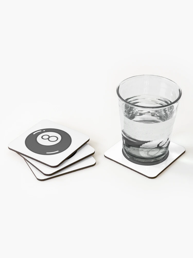 Thumbnail 2 of 5, Coasters (Set of 4), 8-Ball designed and sold by Reeseworks.