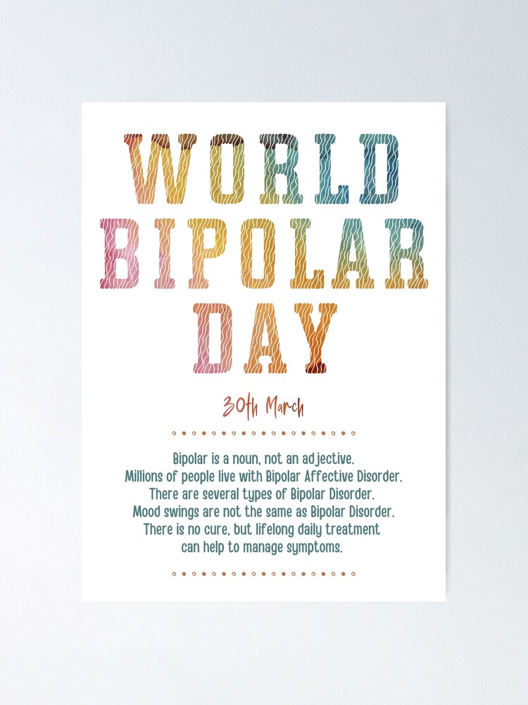 "World Bipolar Day 30th March 2022. Raising Awareness And Helping To ...