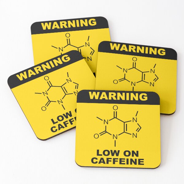Item preview, Warning - Low on Caffeine, Might Angry - Funny designed and sold by tuapekkong2001.