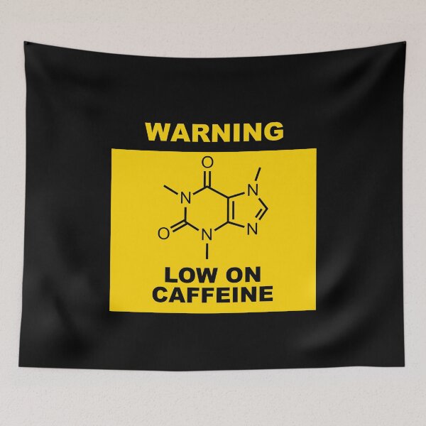 Item preview, Warning - Low on Caffeine, Might Angry - Funny designed and sold by tuapekkong2001.