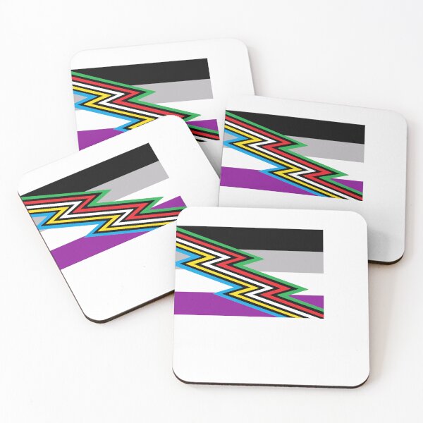 Item preview, Bandera del Orgullo Asexual/Discapacidad designed and sold by Rin-IR.