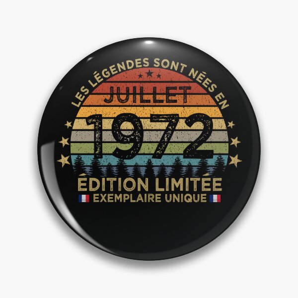 Item preview, Anniversaire 50 Ans Les Legendes Sont Nees en Juillet 1972 designed and sold by cssdru.