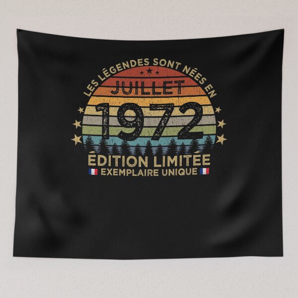 Item preview, Anniversaire 50 Ans Les Legendes Sont Nees en Juillet 1972 designed and sold by cssdru.