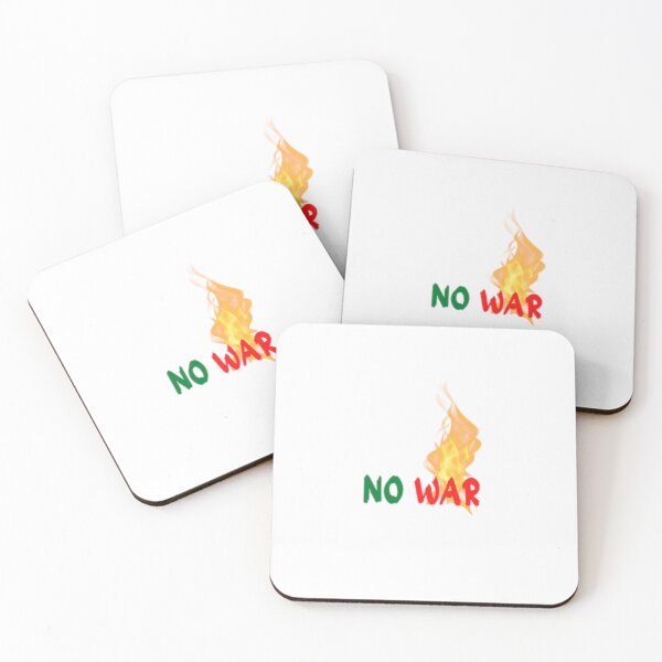 Item preview, NO WAR designed and sold by Dew Drop Designs.