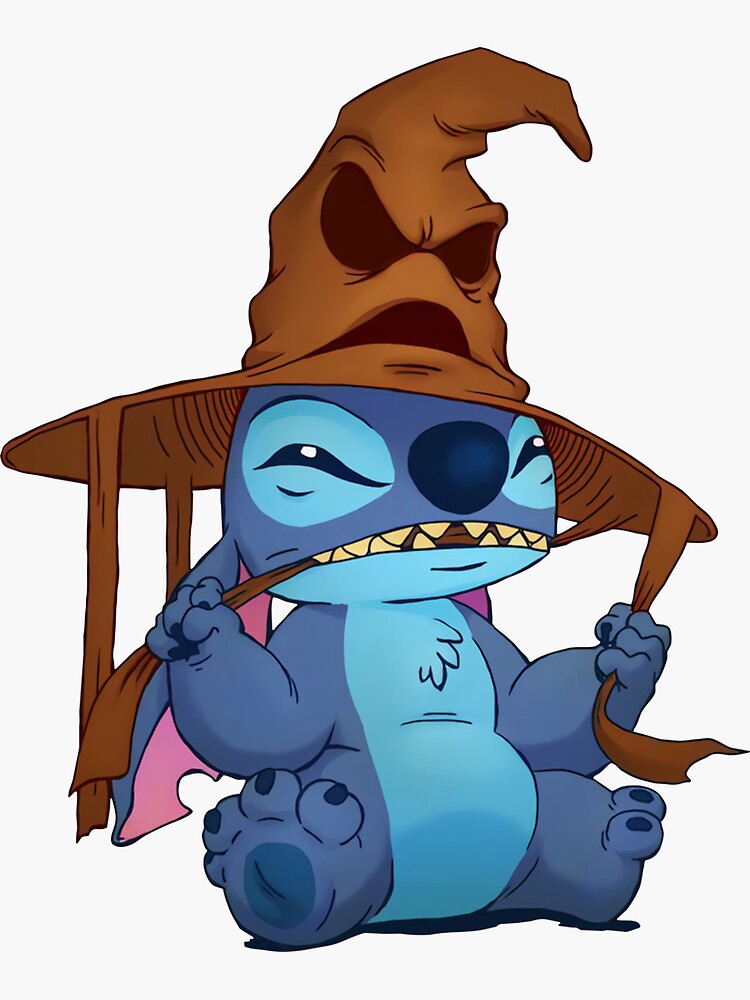 "Cute Stitch Witch" Sticker for Sale by ChrissieSky Redbubble