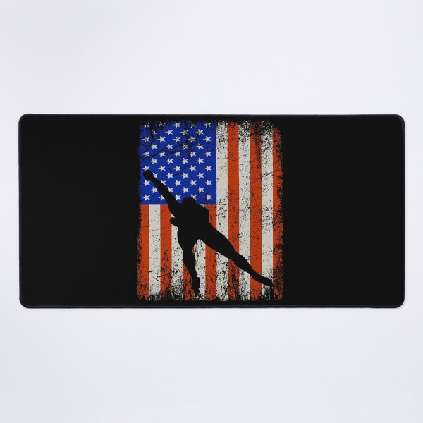Item preview, Speed Skating Ice Skater Skate USA Flag Patriotic designed and sold by CuteDesigns1.