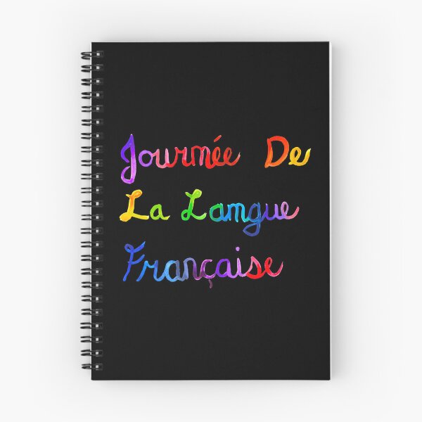 Item preview, Hand Lettered International French Language Day Manuscrite Journee De La Langue Francaise designed and sold by H3designs.