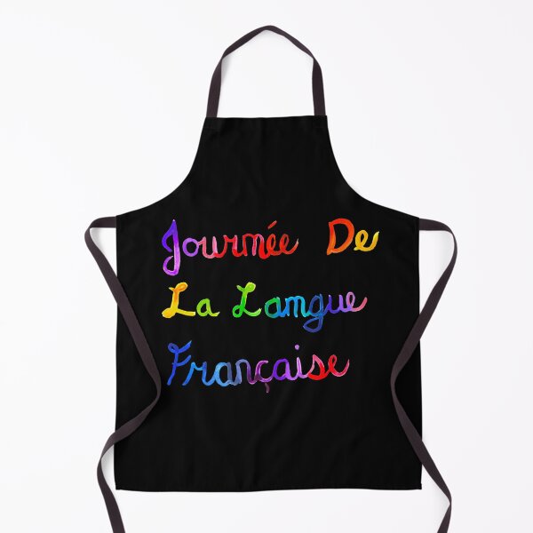 Item preview, Hand Lettered International French Language Day Manuscrite Journee De La Langue Francaise designed and sold by H3designs.