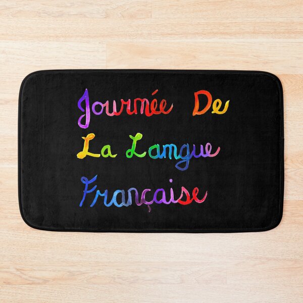 Item preview, Hand Lettered International French Language Day Manuscrite Journee De La Langue Francaise designed and sold by H3designs.