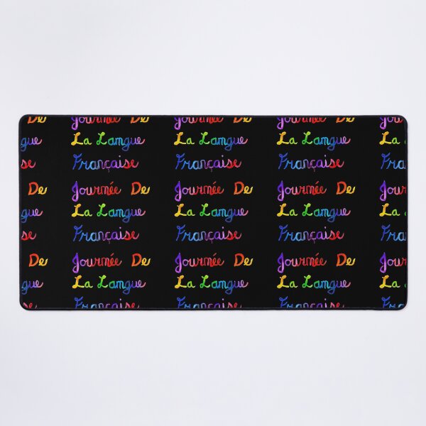 Item preview, Hand Lettered International French Language Day Manuscrite Journee De La Langue Francaise designed and sold by H3designs.
