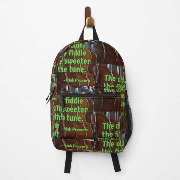 Item preview, Irish Proverb - The older the fiddle the sweeter the tune. designed and sold by IrishProverbs.